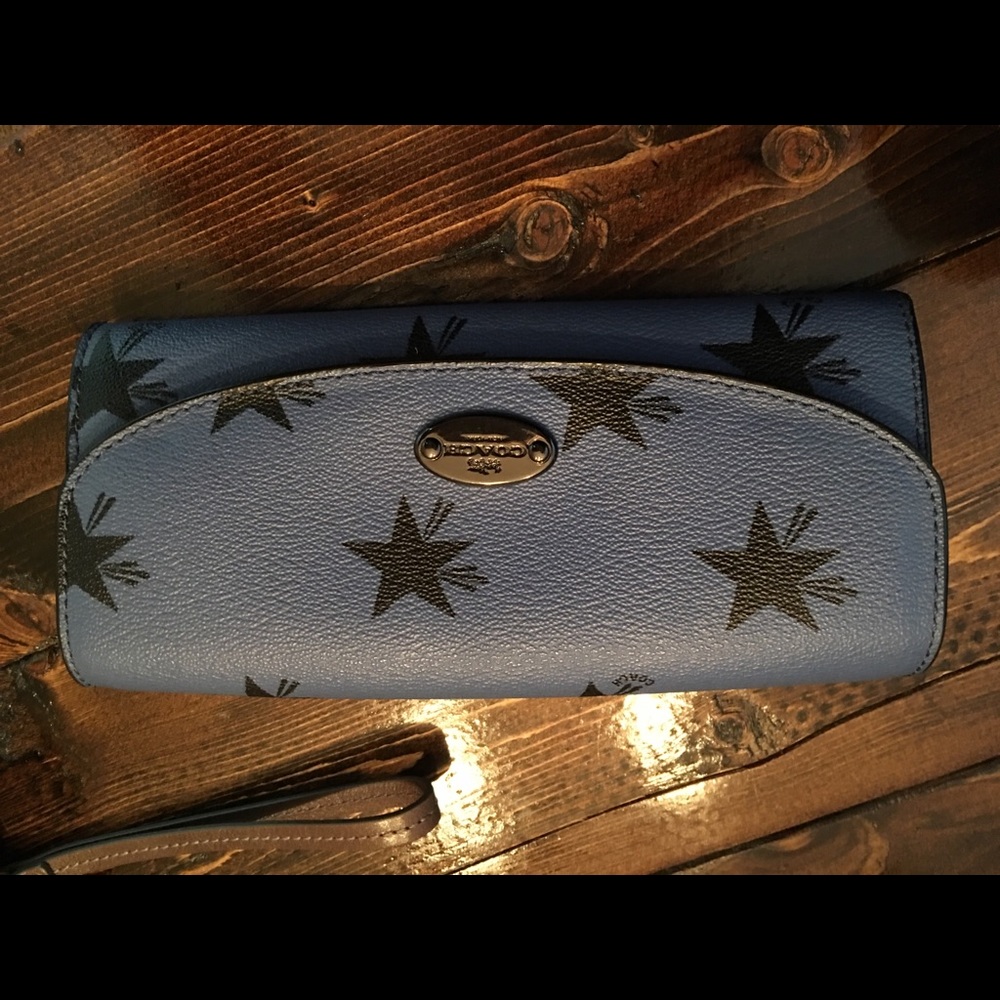 Navy coach wallet